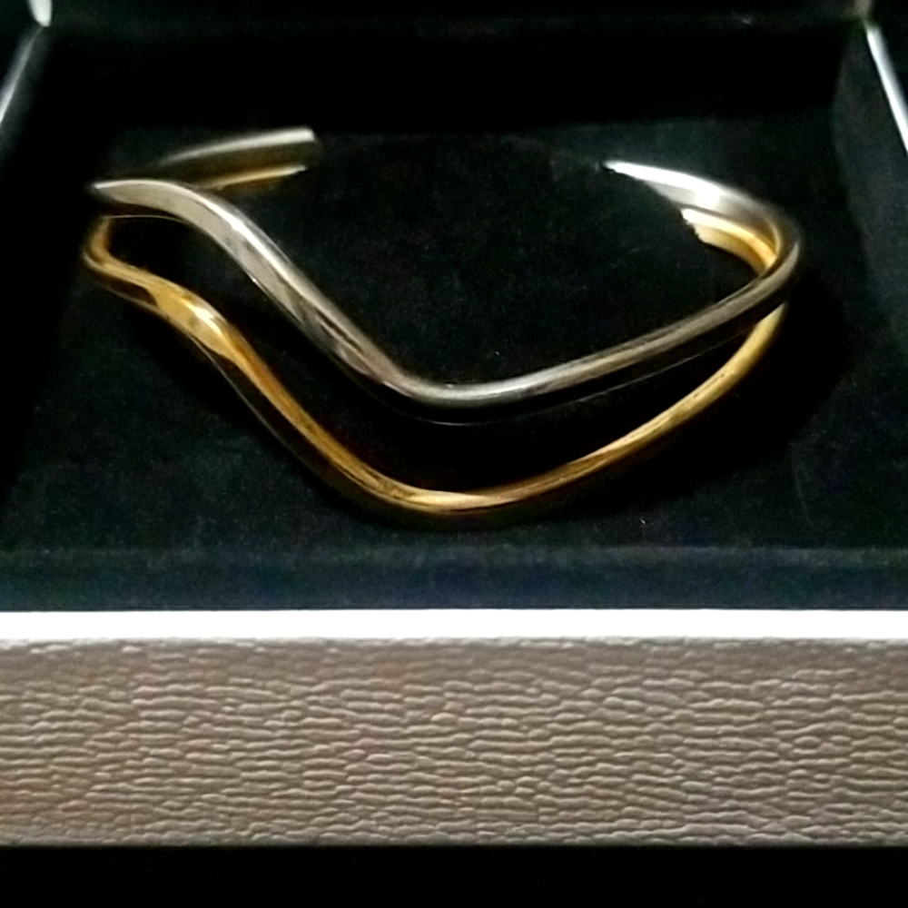 Gold and Silver Plated Bracelet